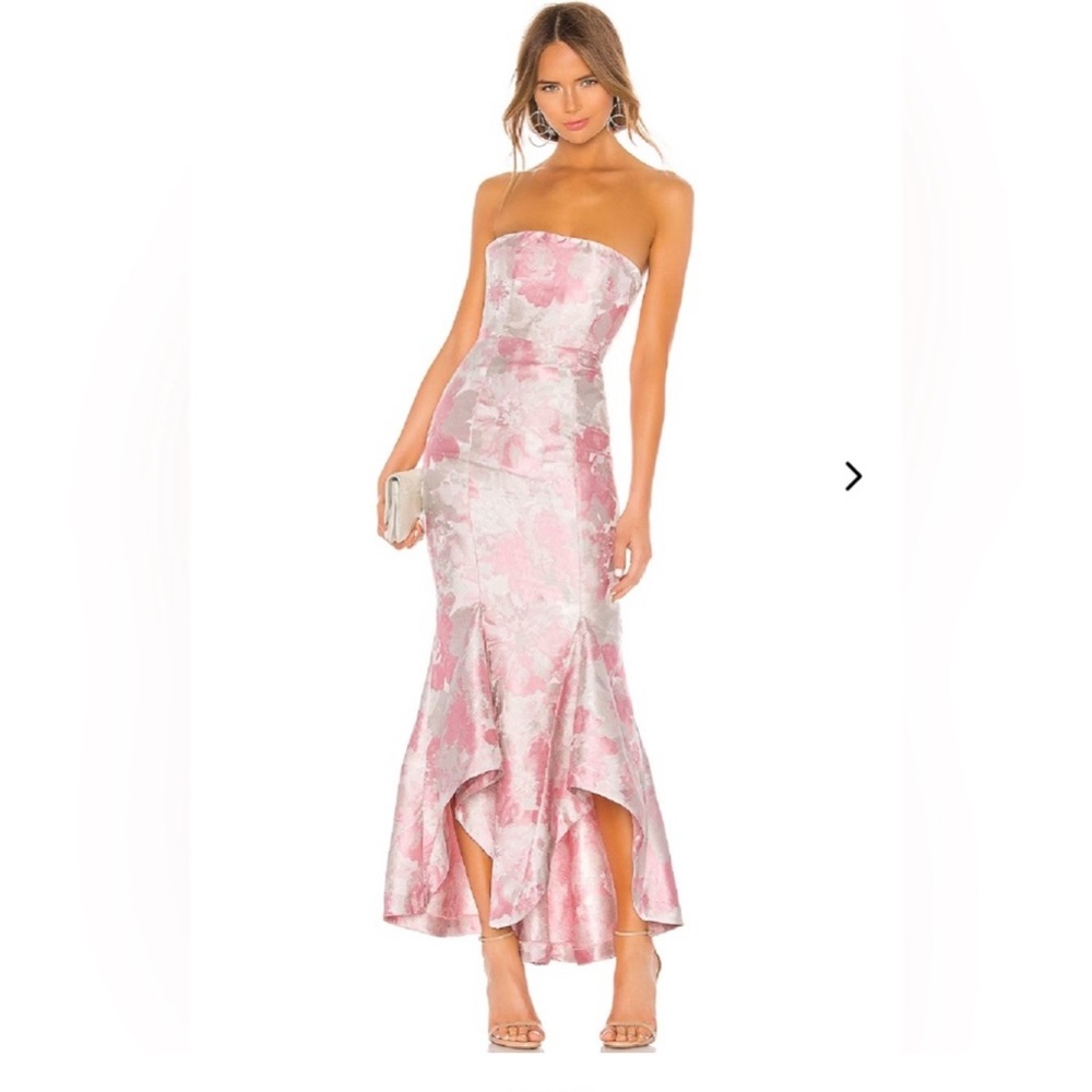 Lovers + Friends Pink Strapless Dress